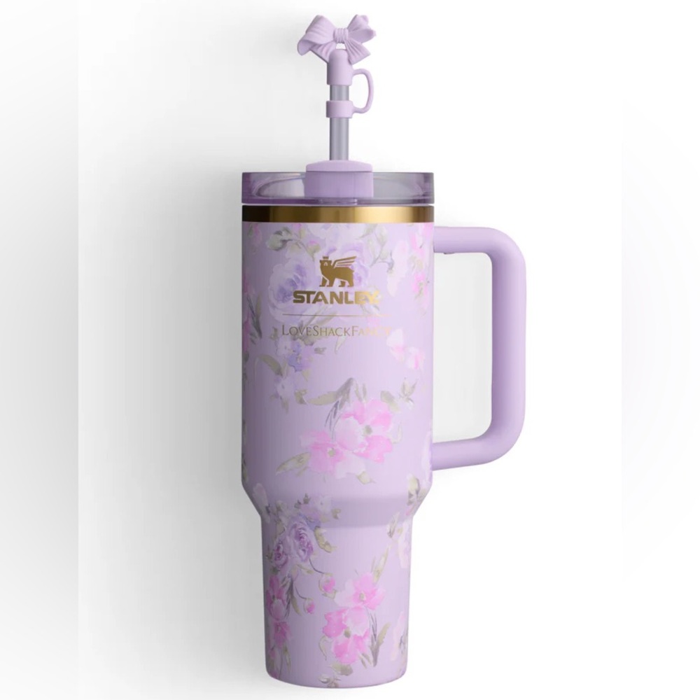 STANLEY x LOVESHACKFANCY 40oz TUMBLER HAPPY THOUGHTS💜